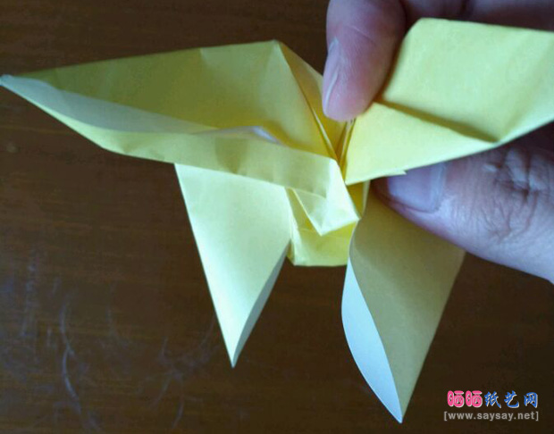 可爱的兔子帽折纸实拍教程聚拢图片步骤29