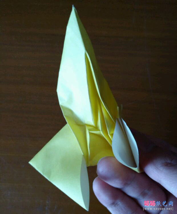 可爱的兔子帽折纸实拍教程聚拢图片步骤27