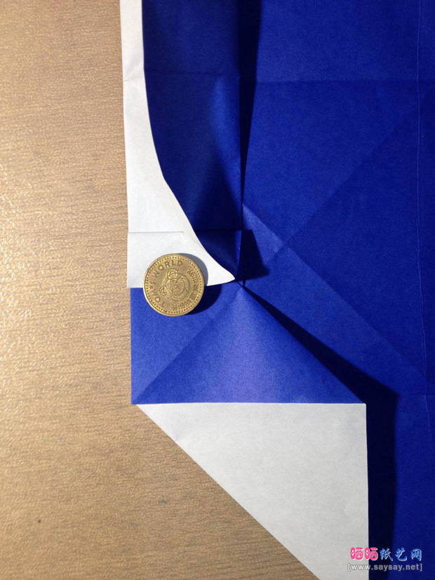 “折”字的折法实拍教程-汉字折纸