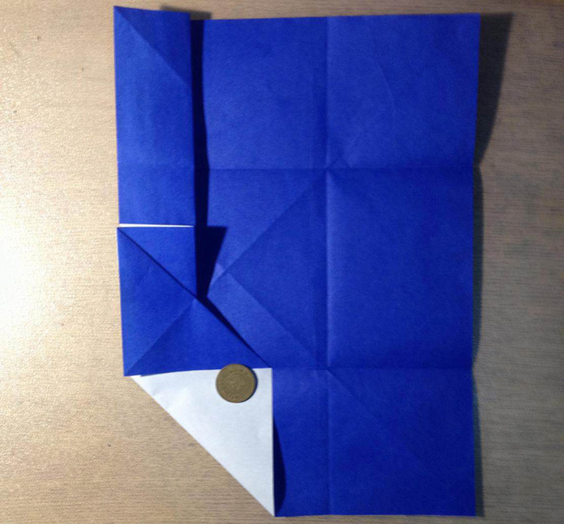 “折”字的折法实拍教程-汉字折纸