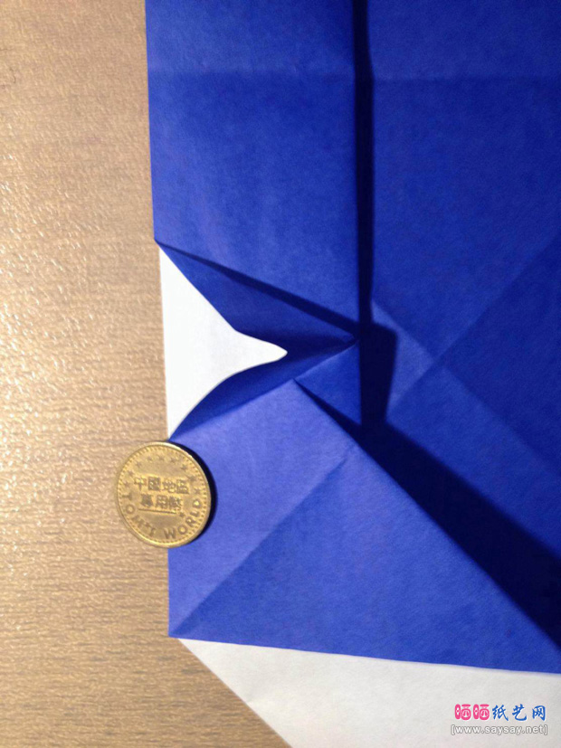 “折”字的折法实拍教程-汉字折纸