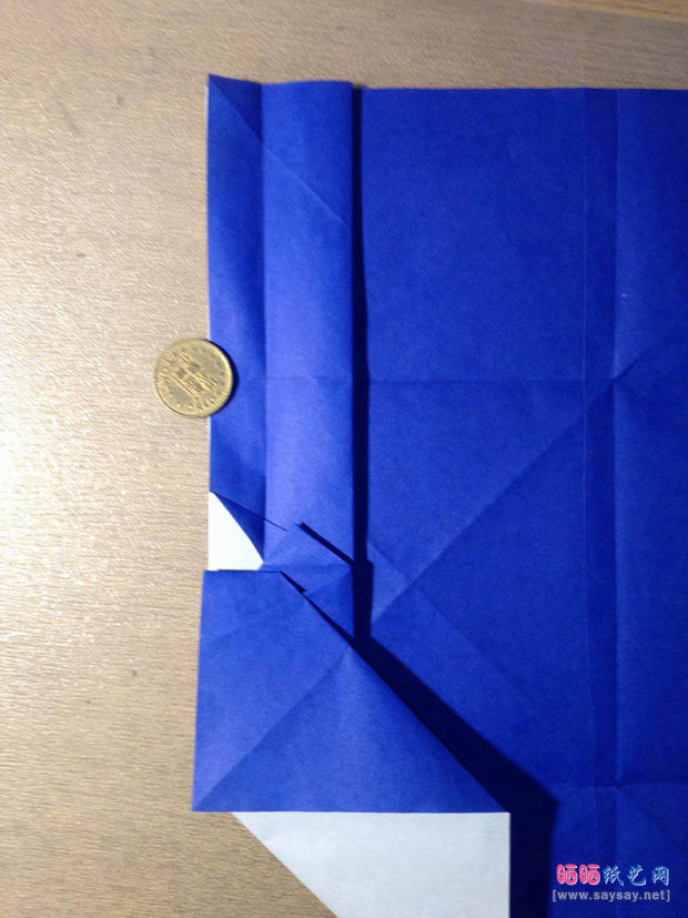 “折”字的折法实拍教程-汉字折纸