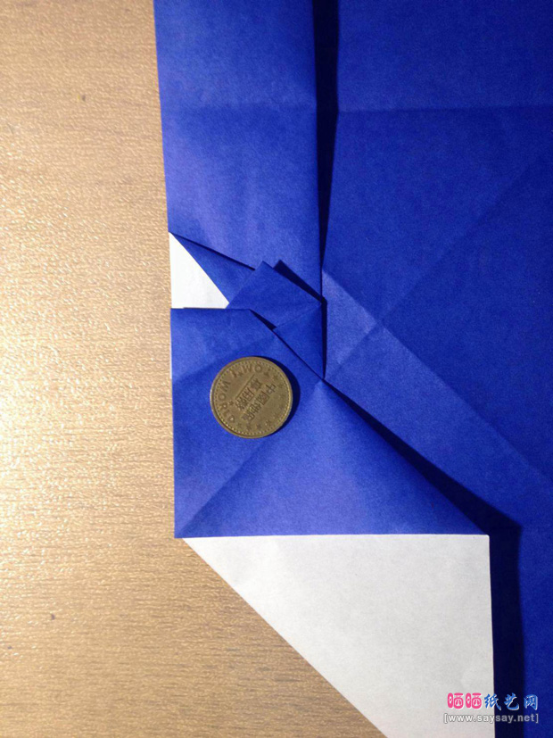 “折”字的折法实拍教程-汉字折纸