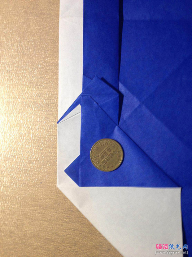 “折”字的折法实拍教程-汉字折纸