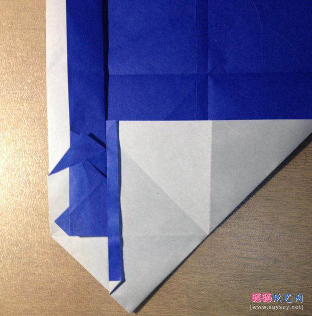 “折”字的折法实拍教程-汉字折纸