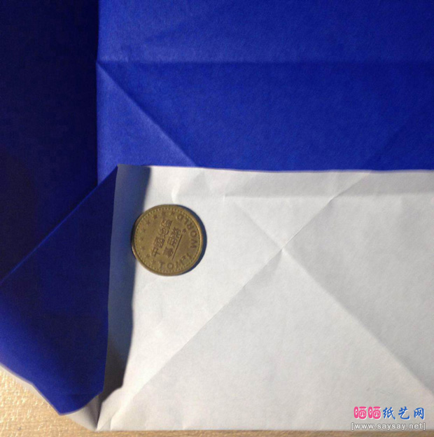 “折”字的折法实拍教程-汉字折纸