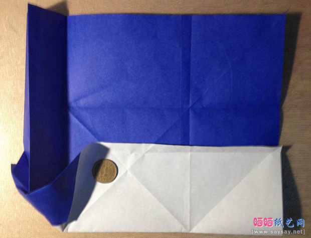 “折”字的折法实拍教程-汉字折纸