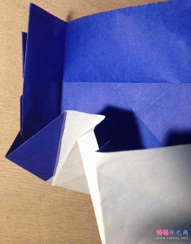 “折”字的折法实拍教程-汉字折纸