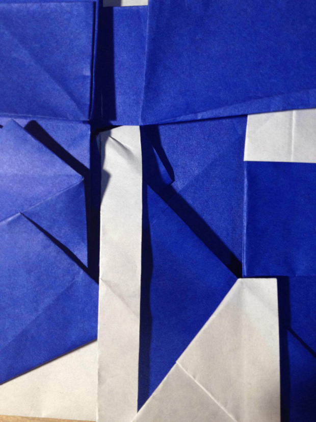 “折”字的折法实拍教程-汉字折纸