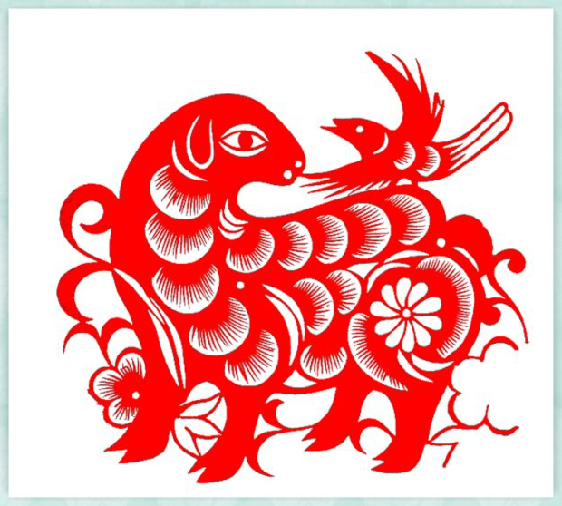 羊年剪纸 羊窗花剪纸图案大全图案13-www.saybb.net