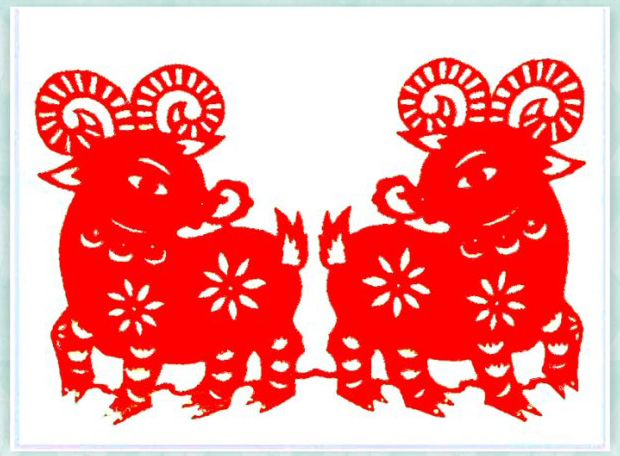 羊年剪纸 羊窗花剪纸图案大全图案15-www.saybb.net