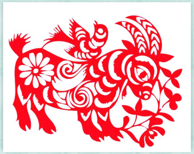 羊年剪纸 羊窗花剪纸图案大全图案16-www.saybb.net