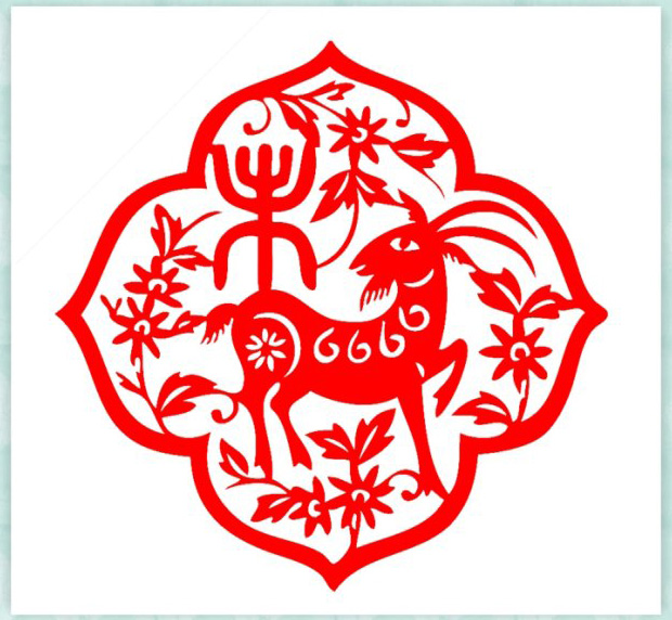 羊年剪纸 羊窗花剪纸图案大全图案20-www.saybb.net