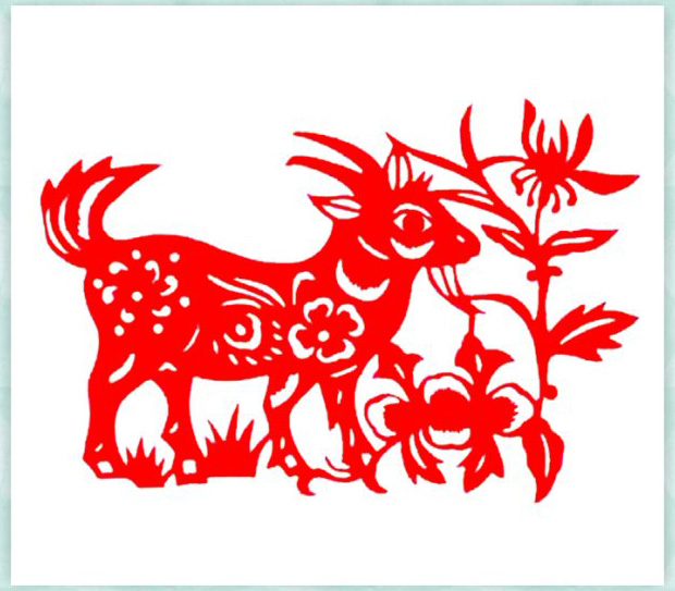 羊年剪纸 羊窗花剪纸图案大全图案18-www.saybb.net