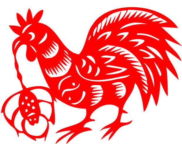 30多款鸡年剪纸图案素材大全20