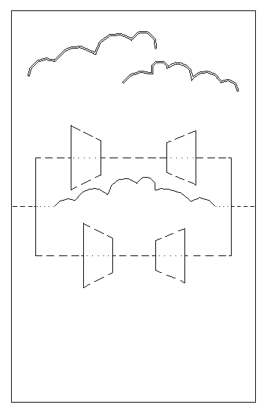 圣诞节卡片DIY天使立体圣诞贺卡图纸模版3-www.saybb.net