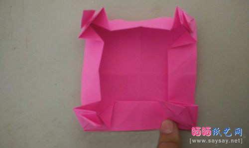 变形金刚机器人折纸实拍教程图片步骤8