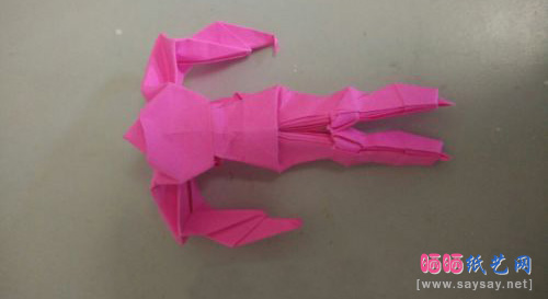 变形金刚机器人折纸实拍教程图片步骤29