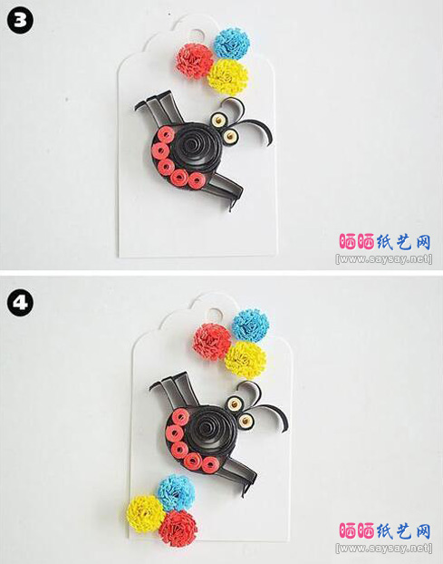 DIY精美礼品吊卡衍纸手工教程图片步骤10