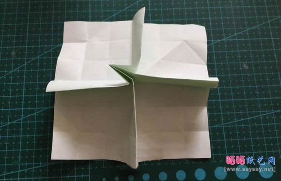 手工拼图零件折纸-折纸拼图玩具实拍教程图片步骤8-www.saybb.net