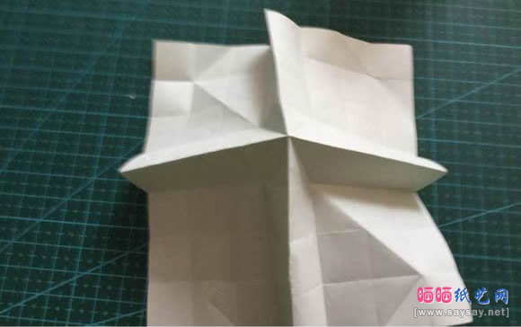 手工拼图零件折纸-折纸拼图玩具实拍教程图片步骤6-www.saybb.net
