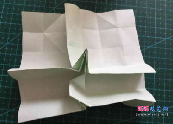 手工拼图零件折纸-折纸拼图玩具实拍教程图片步骤11-www.saybb.net