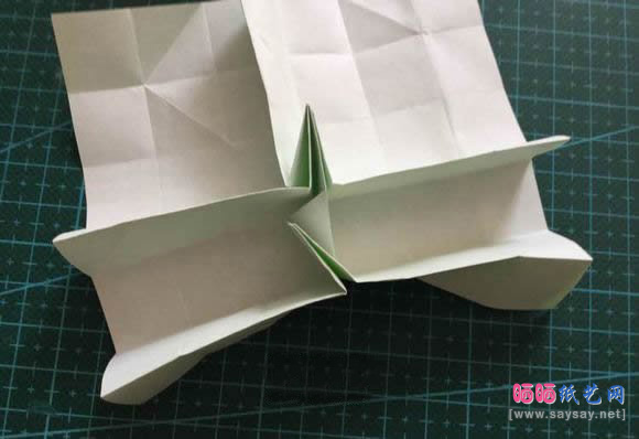 手工拼图零件折纸-折纸拼图玩具实拍教程图片步骤12-www.saybb.net