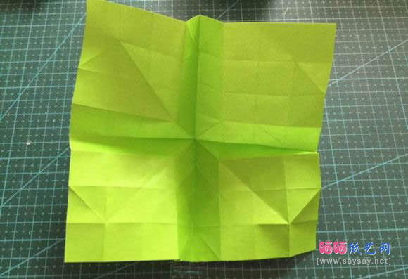 手工拼图零件折纸-折纸拼图玩具实拍教程图片步骤7-www.saybb.net