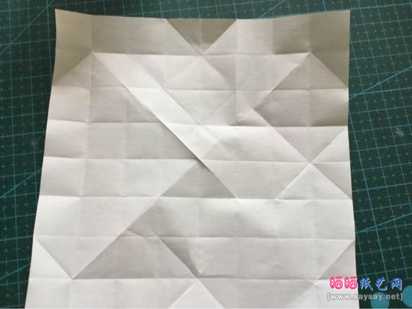 手工拼图零件折纸-折纸拼图玩具实拍教程图片步骤5-www.saybb.net