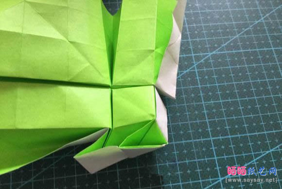 手工拼图零件折纸-折纸拼图玩具实拍教程图片步骤19-www.saybb.net