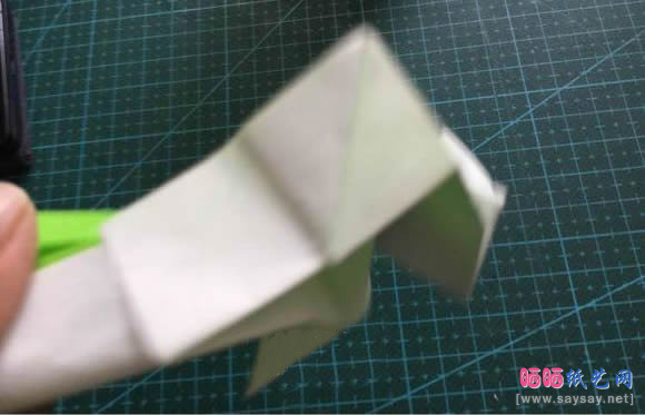 手工拼图零件折纸-折纸拼图玩具实拍教程图片步骤17-www.saybb.net