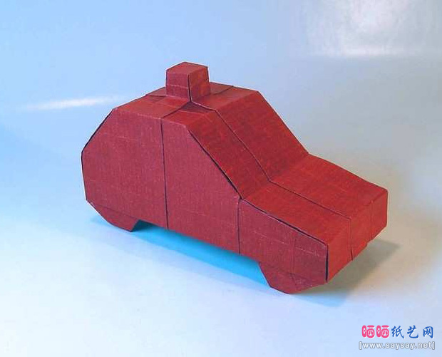 PasqualeDAuria折纸教程 警车的折法-www.saybb.net