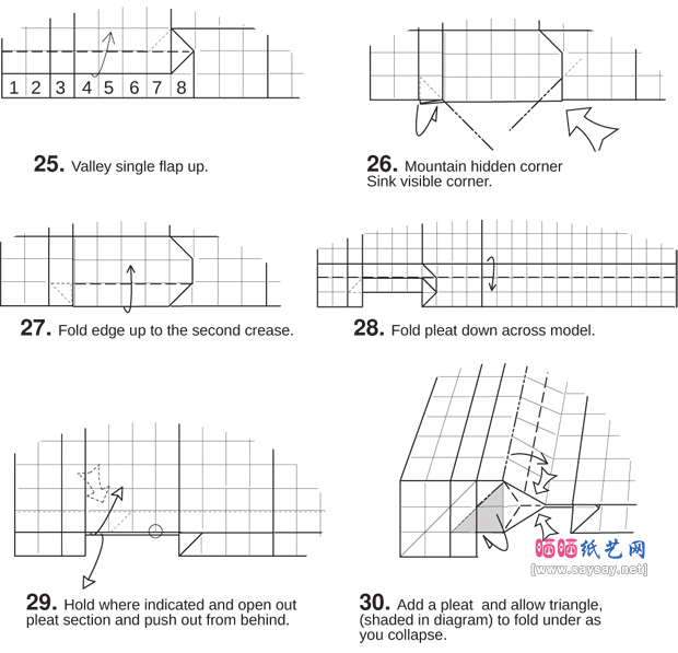 StevenCasey的针鼹折纸图谱教程-www.saybb.net