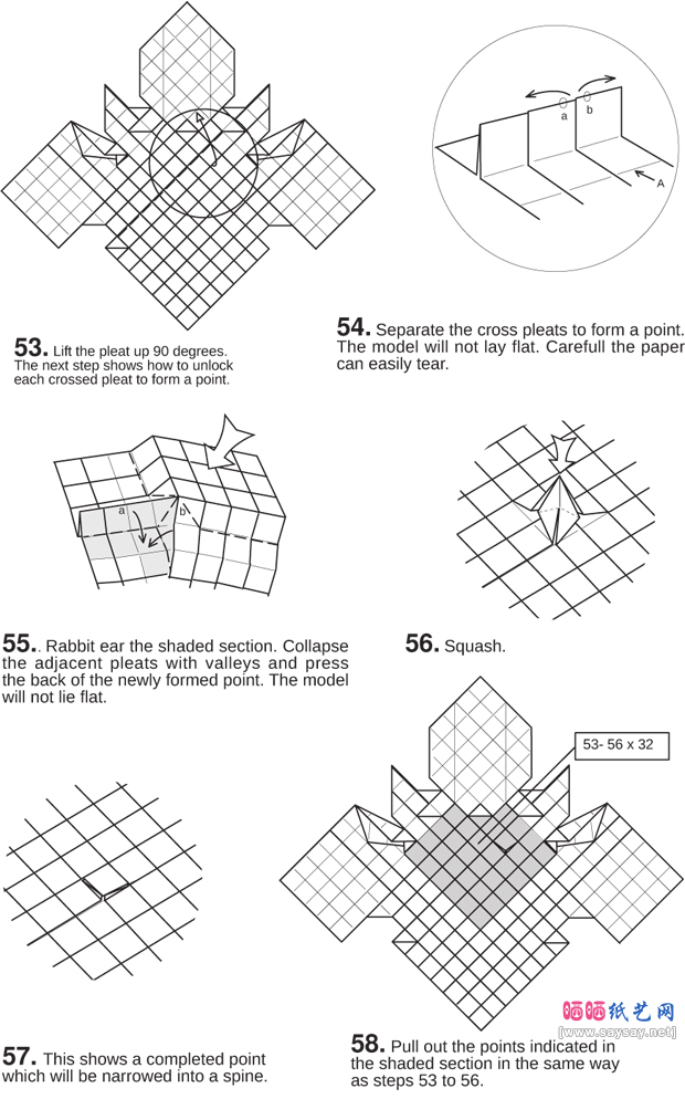 StevenCasey的针鼹折纸图谱教程-www.saybb.net
