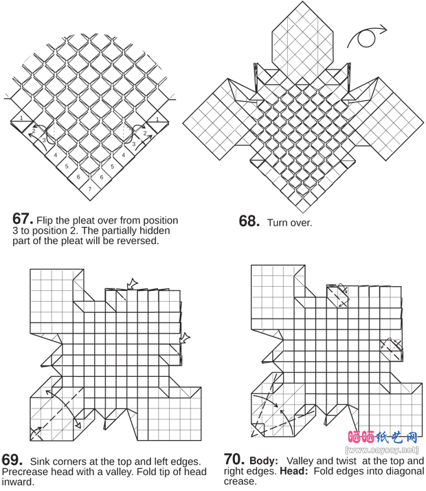 StevenCasey的针鼹折纸图谱教程-www.saybb.net