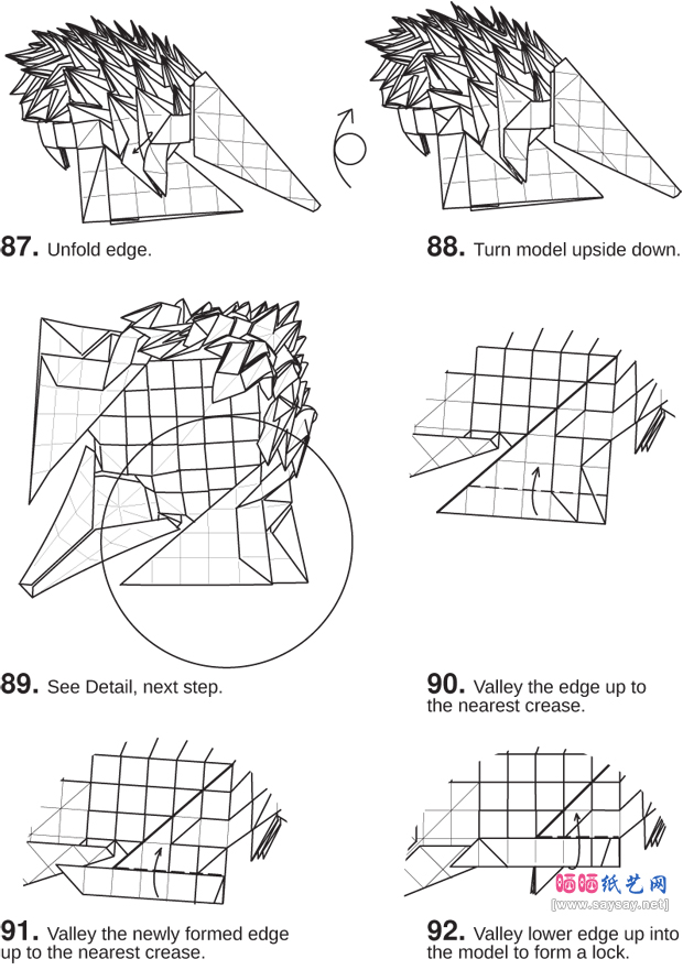 StevenCasey的针鼹折纸图谱教程-www.saybb.net