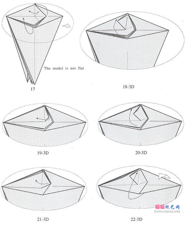 明亮的星星手工折纸教程-www.saybb.net