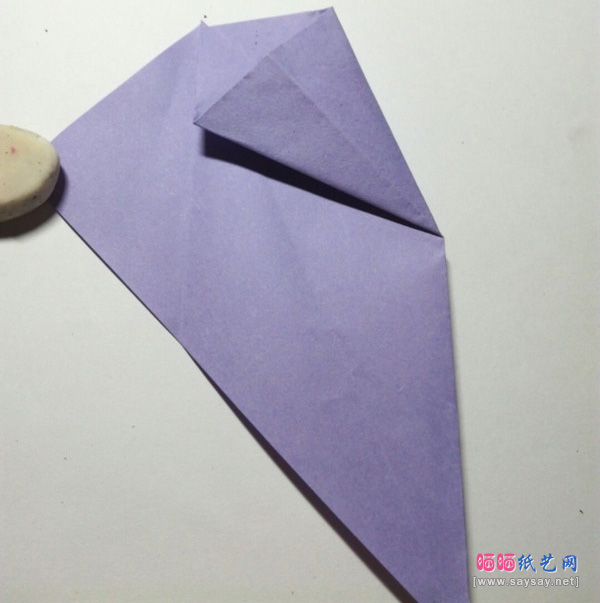 超级奇怪的三头千纸鹤折纸图文教程-www.saybb.net