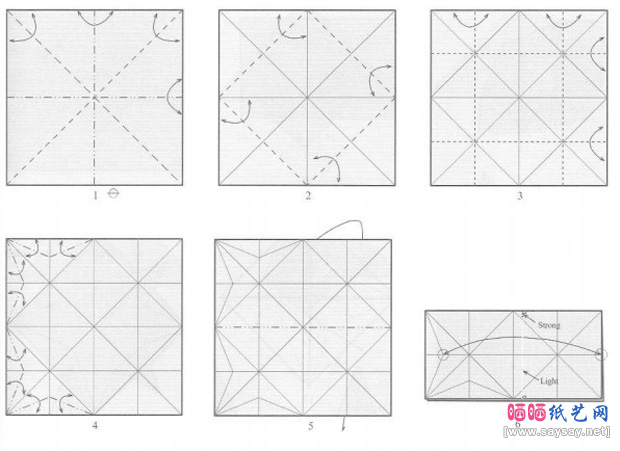 ManuelSirgo的鹰马折纸图谱教程图片步骤1-www.saybb.net