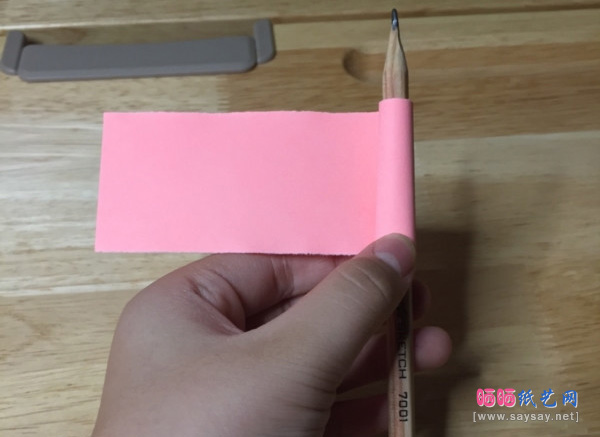 笔帽折纸详细实拍图文教程步骤7-www.sayay.net