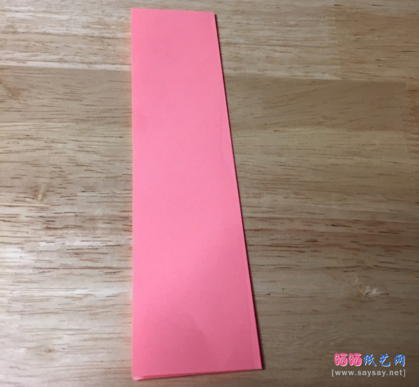 笔帽折纸详细实拍图文教程步骤4-www.sayay.net