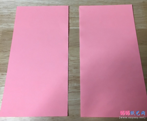 笔帽折纸详细实拍图文教程步骤3-www.sayay.net