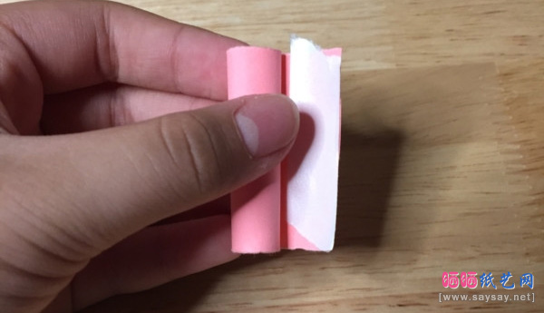笔帽折纸详细实拍图文教程步骤12-www.sayay.net