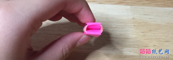 笔帽折纸详细实拍图文教程步骤29-www.sayay.net