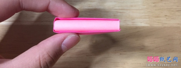 笔帽折纸详细实拍图文教程步骤28-www.sayay.net