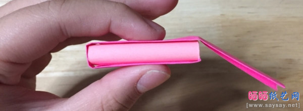 笔帽折纸详细实拍图文教程步骤27-www.sayay.net