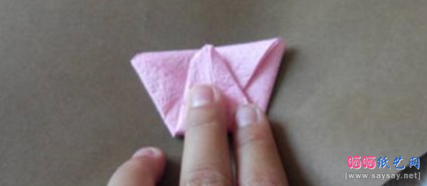 诱人的棒棒糖折纸教程步骤10-www.saybb.net