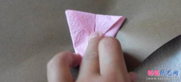 诱人的棒棒糖折纸教程步骤8-www.saybb.net