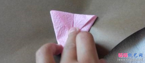 诱人的棒棒糖折纸教程步骤9-www.saybb.net