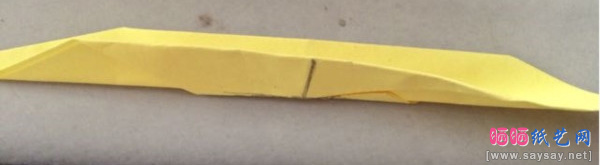 可爱的小兔子耳朵折纸图文教程步骤12-www.saybb.net